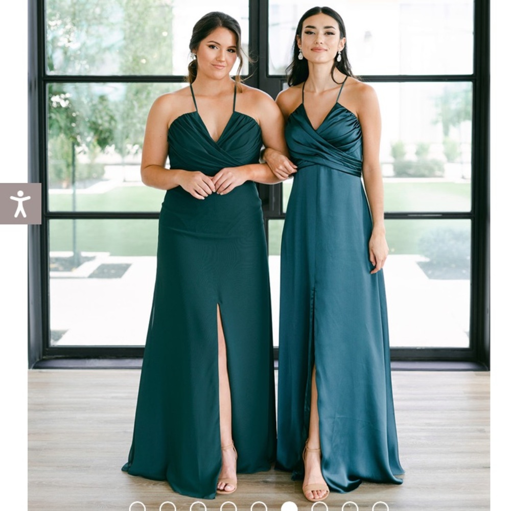 Revelry Nayeli Satin Dress Rose Quartz Size 8 - ALTERED